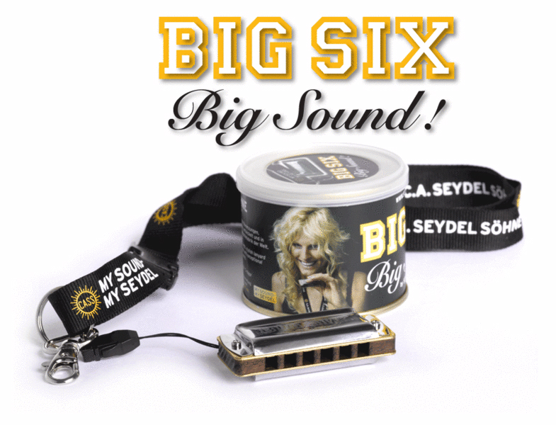 Фото Губная гармошка, Seydel Sohne 16667C Big Six Folk Classic C