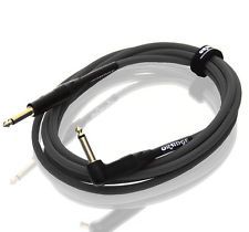 Фото Orange CA-JJ-ANIN-BL-20  шнур Jack-Jack (угловой), 6м, чёрный