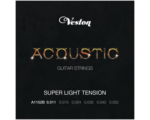 Фото Струны для акустической гитары VESTON A1152 B