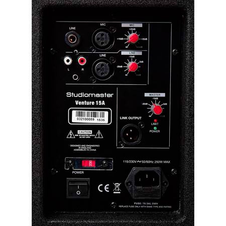 Фото Активная акустическая система STUDIOMASTER VENTURE 15A