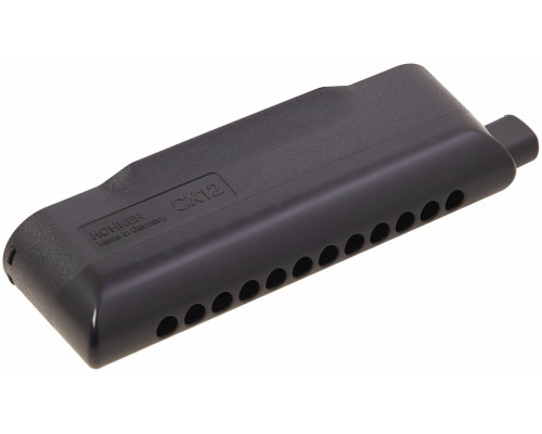Фото HOHNER CX 12 Black 7545/48 A - Губная гармоника хроматическая Хонер