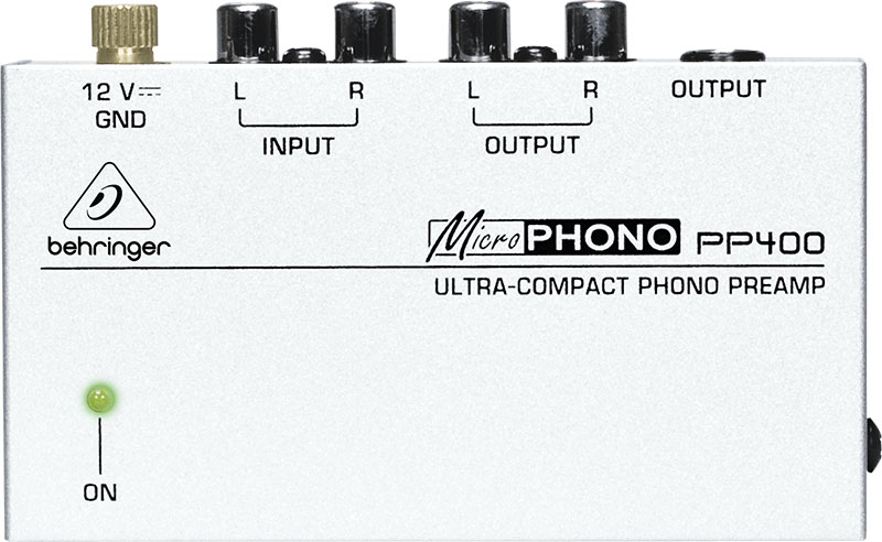 Фото BEHRINGER PP400 MICROPHONO предусилитель-корректор для виниловых проигрывателей
