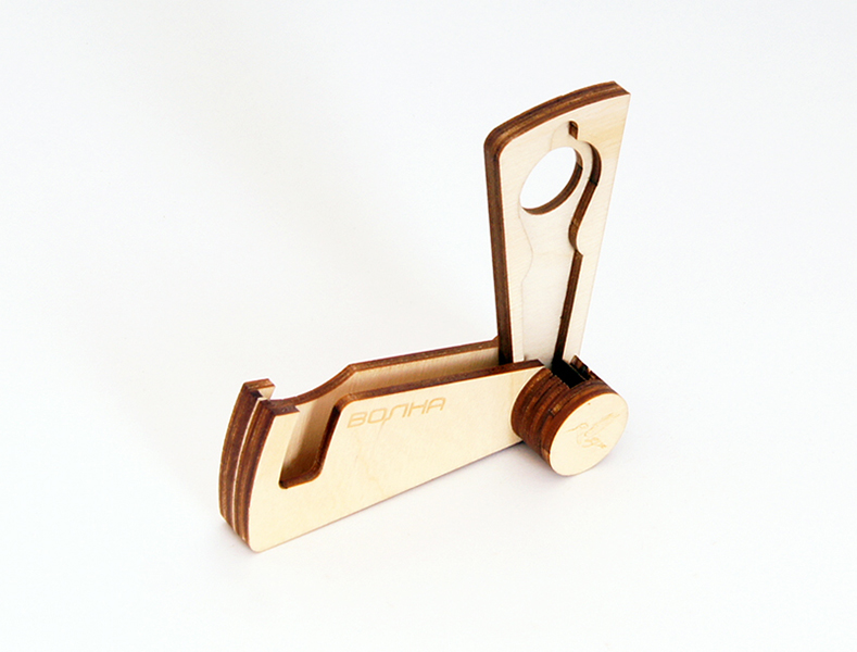 Фото Мастерская Глазырина HV17 Чехол деревянный для варгана Волна