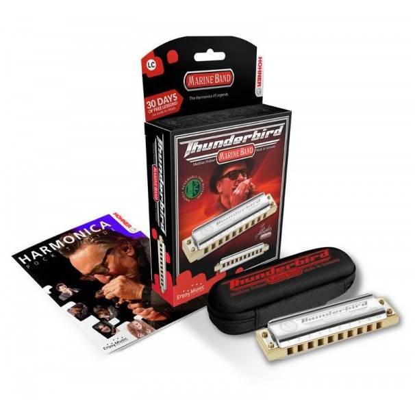 Фото HOHNER Marine Band Thunderbird E low - Губная гармоника диатоническая Хонер