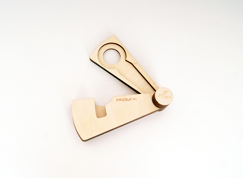 Фото Мастерская Глазырина HV9 Чехол деревянный для варгана Радуга