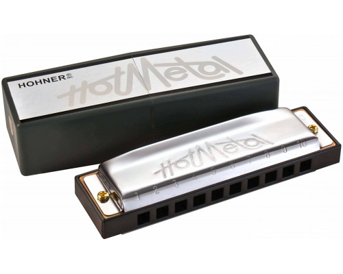 Фото HOHNER Hot Metal A - Губная гармоника диатоническая Хонер