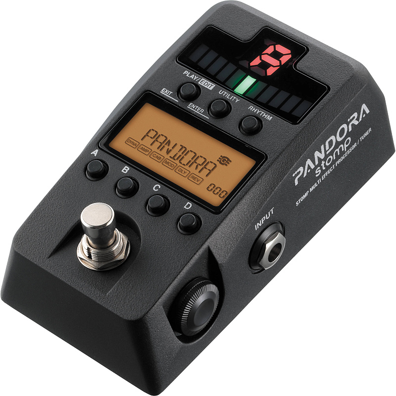 Фото KORG Pandora STOMP PX-ST напольный мини процессор эффектов с тюнером