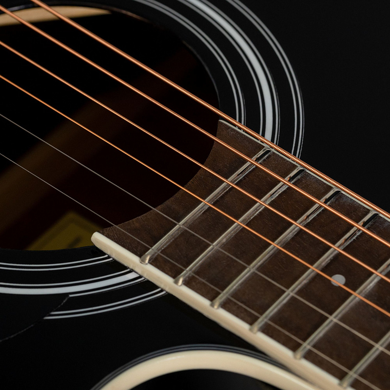 Фото Электроакустическая гитара ROCKDALE Aurora D6 C BK E Gloss