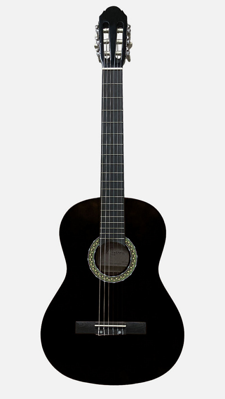 Классические гитара классическая navarrez nv16 black 1/2 с чехлом в магазине Music-Hummer