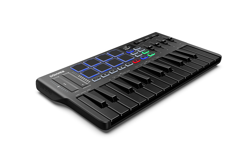 Фото USB миди-клавиатура Donner DMK-25 Pro