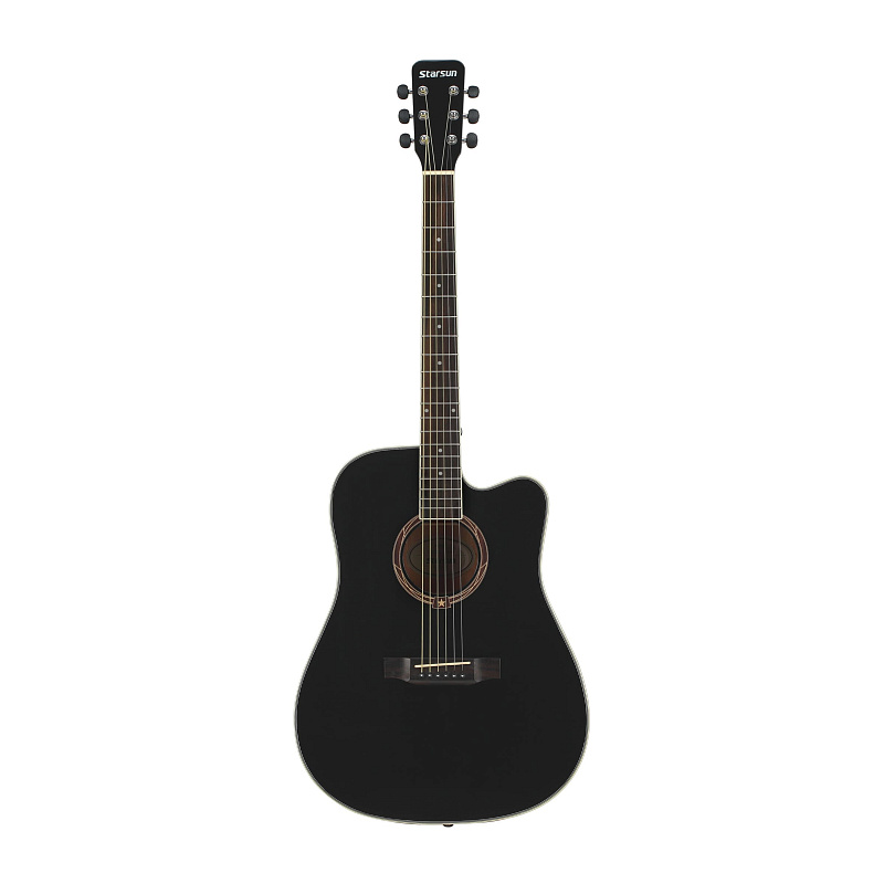 Фото Акустическая гитара STARSUN DG220c-p Black