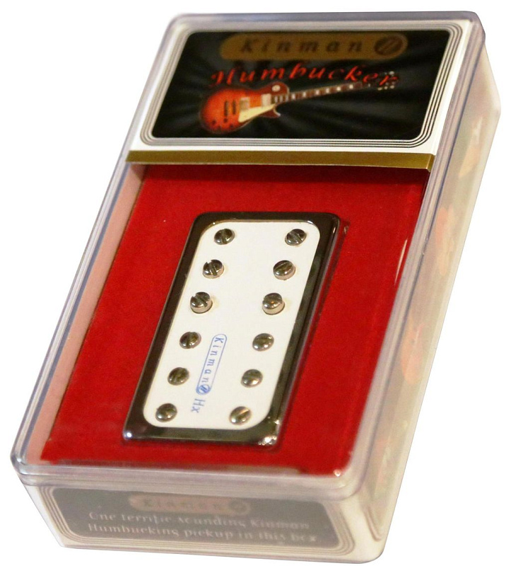 Фото Звукосниматель Kinman Extra Vintage 50mm White Chromed  