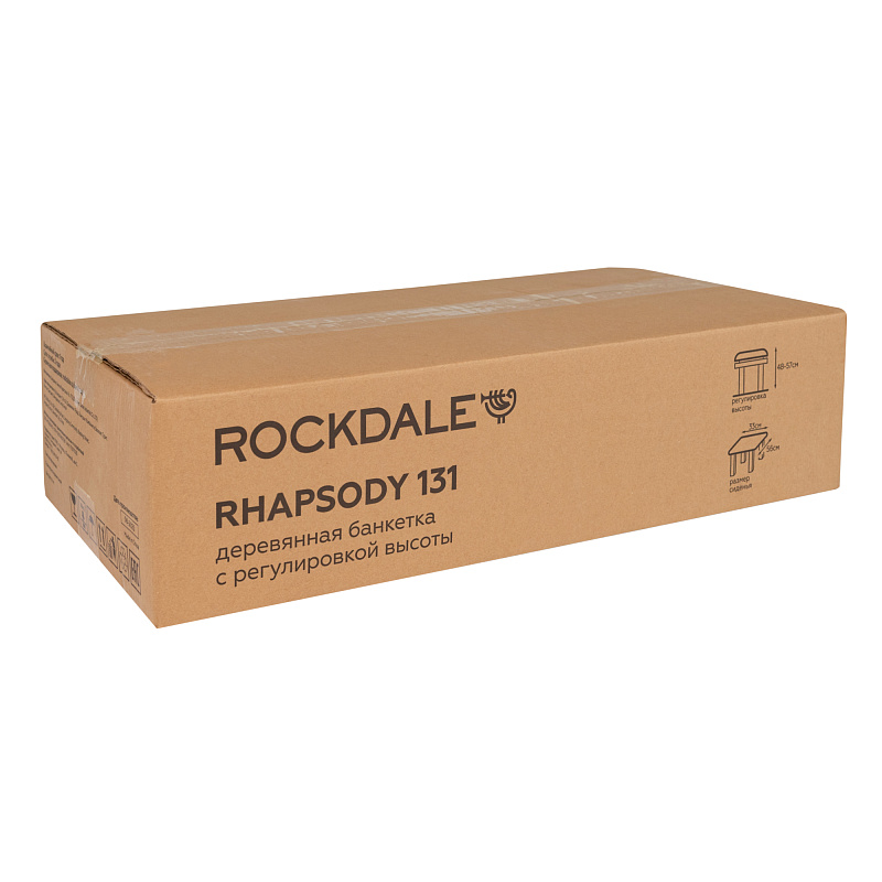 Фото Банкетка ROCKDALE RHAPSODY 131 SV WHITE HONEY