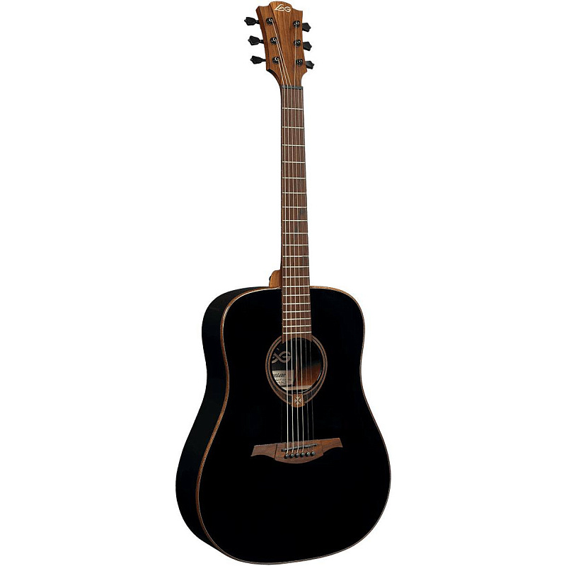 Фото LAG T-118D BLK - Гитара акустическая Лаг