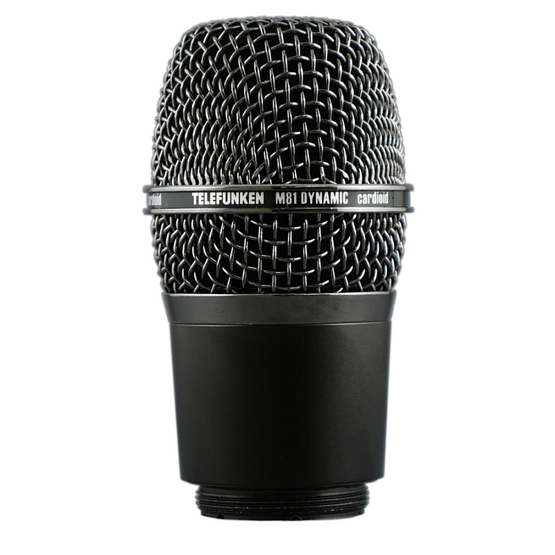 Фото Telefunken M80-WH Black Сменная голова для радиосистемы SHURE (в сборе: диафрагма, трансформатор, сетка), цвет черный