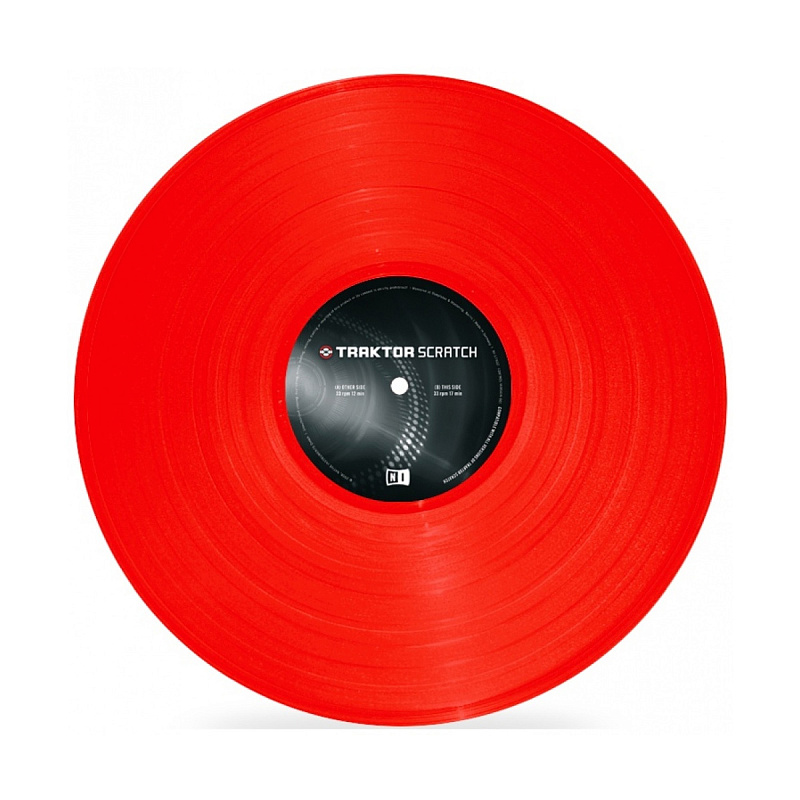Фото Native Instruments Traktor Scratch Pro Control Vinyl Red Mk2