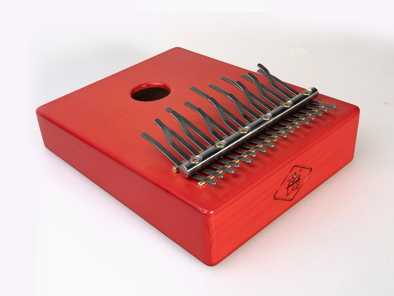 Фото KL-A-K17BSPM-R Калимба каримба 17, Saregama, большая, красная, Kalimba LAB