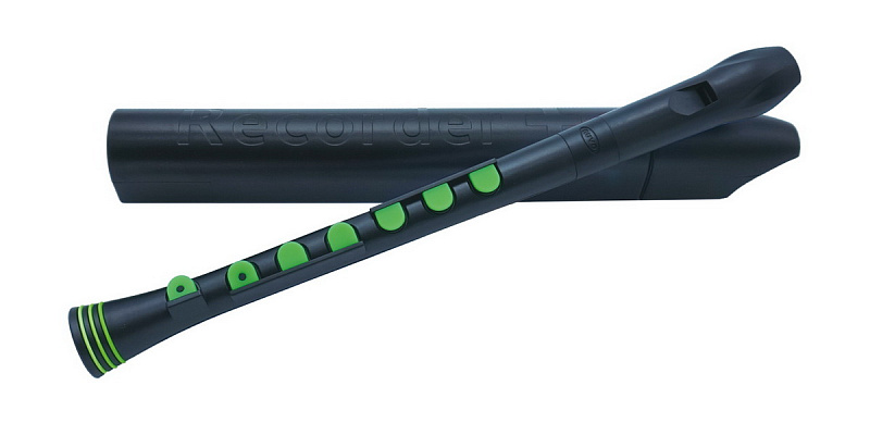 Фото NUVO Recorder+ Black/Green with hard case немецкая система