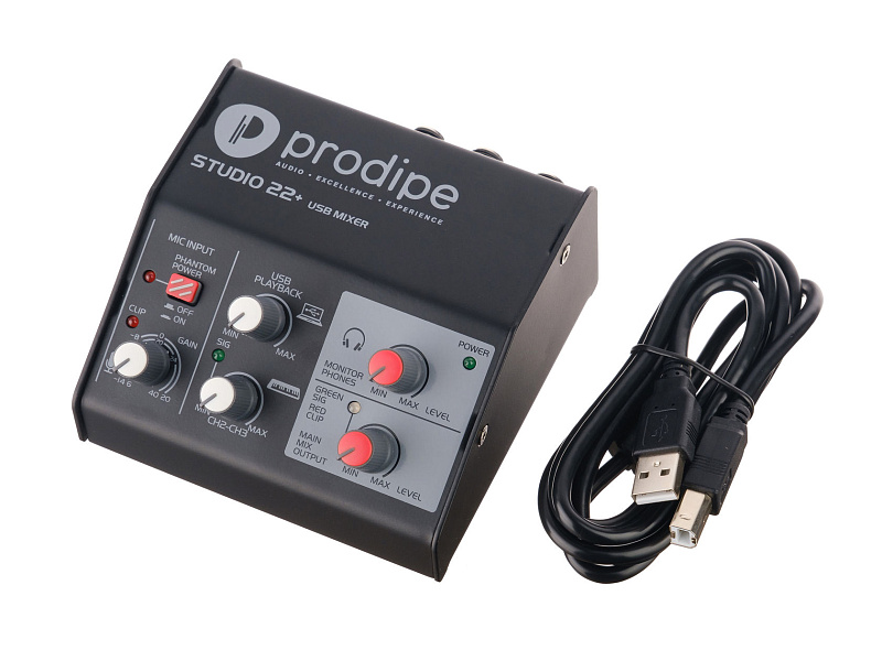 Фото STUDIO22+ Аудио интерфейс USB, Prodipe