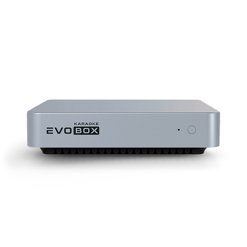 Фото Караоке-система Evolution EVOBOX с 2 микрофонами Silver