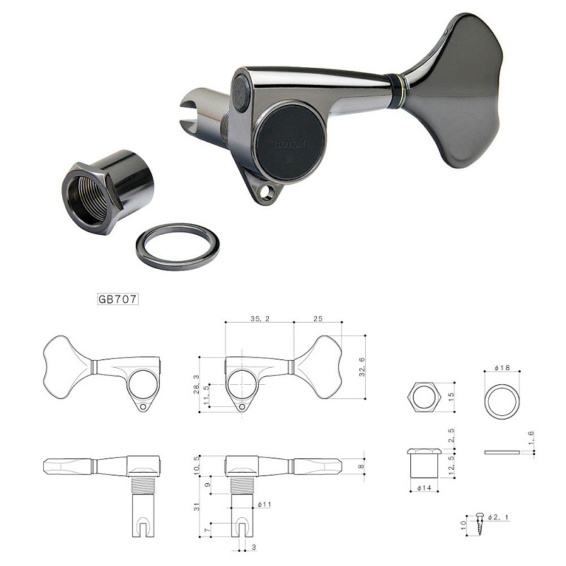 Фото Gotoh GB-707-CK-(L2+R2)