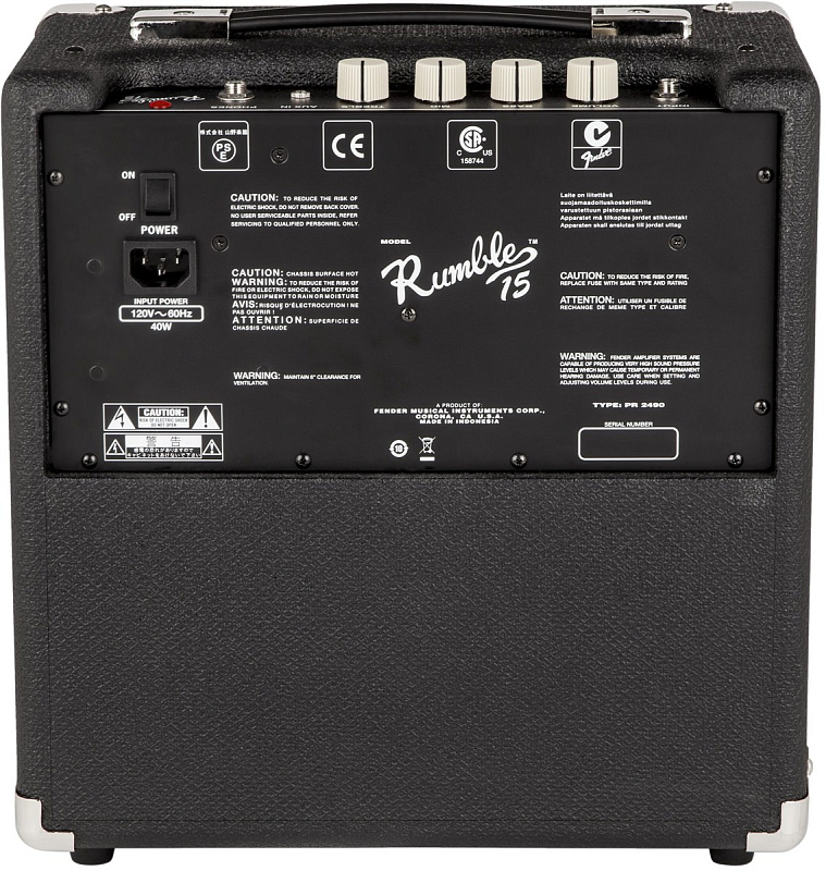 Фото Squier Affinity Series™ Precision Bass® PJ Pack, Laurel Fingerboard, Black, Gig Bag, Rumble 15 - 230V EU