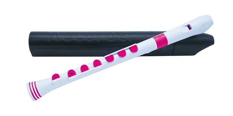 Фото NUVO Recorder+ White/Pink with hard case немецкая система