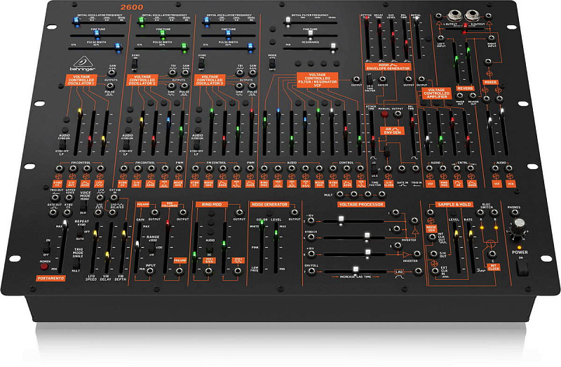 Фото Полумодульный рековый синтезатор BEHRINGER 2600