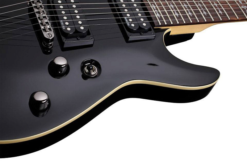 Фото Гитара электрическая Schecter OMEN-6 BLK