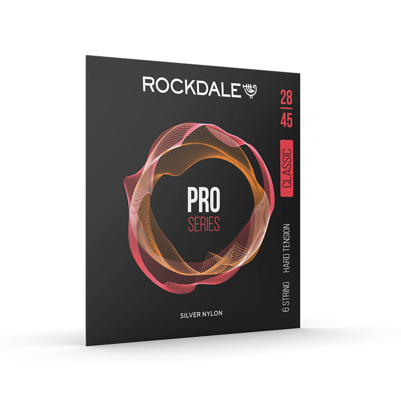 Фото Струны ROCKDALE PRO 28-45 Silver Nylon Hard