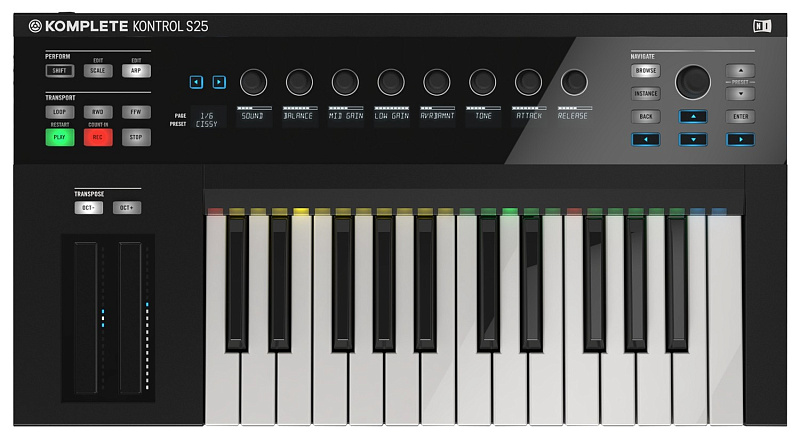 Фото MIDI-клавиатура Native Instruments Komplete Kontrol S25