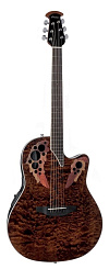 OVATION CE48P-TGE Celebrity Elite Plus Super Shallow Tiger Eye